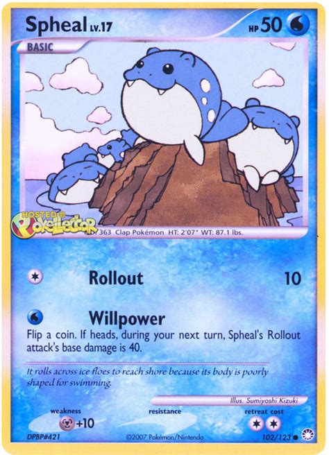 pokemon spheal|spheal pokemon card.